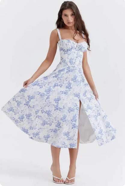 FEMME Floral Midi Dress