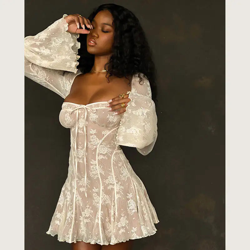 FEMME Lace Mini Dress