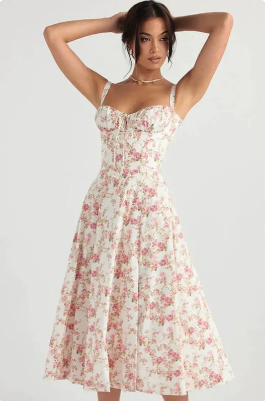 FEMME Floral Midi Dress